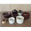 Image 1 : LOT 7 VINTAGE STONEWARE & MARCREST MIXING BOWL,