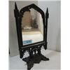Image 1 : 16"H ORNATE CAST IRON TABLE TOP TILTING MIRROR