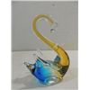 Image 1 : MINCHELLA MURANO STYLE BLUE & GOLD GLASS SWAN