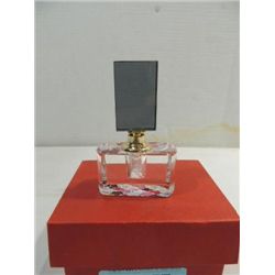 CONTEMPORARY MINCHELLA CRYSTAL PERFUME BOTTLE