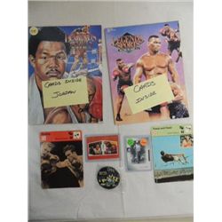 ASSORTED SPORT BOX LOT: BOXING, GOLF, NOTRE DAME