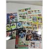 LOT 9 (6) UNCUT FOOTBALL MULTI-CARDS & 3 OVERSIZED