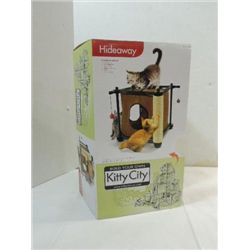 NEW IN BOW HIDEAWAY KITTY CITY ACTIVITY CENTER
