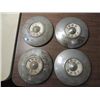 SET OF 4 VINTAGE 1956 FORD FAIRLANE HUBCAPS