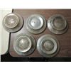 SET OF 5 VINTAGE 1952 TO 54 FORD HUBCAPS