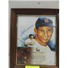 Image 1 : 8X10 BASEBALL ILLUSTRATTION AUTOGRAPH TED WILLIAMS