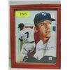 Image 1 : 8X10 BASEBALL ILLUSTRATION AUTOGRAPH MICKEY MANTLE