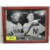Image 1 : 10X8 BASEBALL PHOTO 2 AUTOGRAPHS MAYS & MANTLE COA