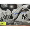 Image 2 : 10X8 BASEBALL PHOTO 2 AUTOGRAPHS MAYS & MANTLE COA