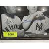 Image 2 : 10X8 BASEBALL PHOTO 2 AUTOGRAPHS MAYS & MANTLE COA