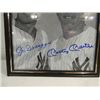 Image 2 : 8X10 BASEBALL PHOTO 2 AUTOGRAPHS DIMAGGIO & MANTLE