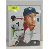 Image 1 : 8X10 BASEBALL ILLUSTRATION AUTOGRAPH MICKEY MANTLE