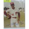 Image 1 : 8X10 BASEBALL PHOTO AUTOGRAPHED CHARLEY HUDSON