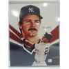 Image 1 : 8X10 BASEBALL PRINT AUTOGRAPH DON MATTINGLY COA