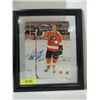 Image 1 : 12X14 FRAMED HOCKEY PHOTO AUTOGRAPH JOHN LE CLAIR