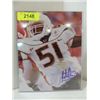 Image 1 : 8X10 FOOTBALL PHOTO AUTOGRAPHED JONATHAN VILMA COA