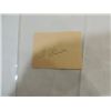 Image 2 : AL SIMMONS CUT SIGNATURE AUTOGRAPH Q.J.
