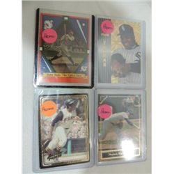 LOT 4 1990S PROMO BASEBALL PLAYER CARDS: THOMAS,