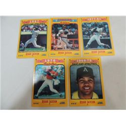 1988 SCORE SET 5 OF 5 BASEBALL CARD REGGIE JACKSON