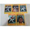 Image 1 : 1988 SCORE SET 5 OF 5 BASEBALL CARD REGGIE JACKSON