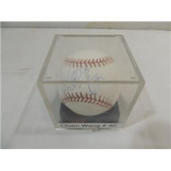 RAWLINGS BASEBALL AUTOGRAPH CHEIN WANG COA