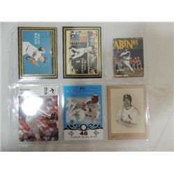 LOT 6 2000S BASEBALL PLAYER CARDS