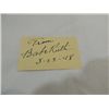 Image 1 : BABE RUTH CUT SIGNATURE AUTOGRAPH NO COA