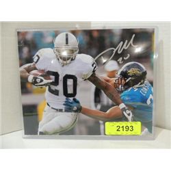 10X8 FOOTBALL PHOTO AUTOGRAPH DARREN MCFADDEN COA