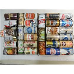 LOT 31 VINTAGE BEER CANS: FLAT TOP, PULL TAB: