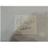 Image 1 : ARMSTRONG, ALDRIN & COLLINS CUT SIGNATURE NO COA