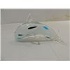 Image 1 : MINCHELLA MURANO STYLE WHITE & BLUE GLASS DOLPHIN