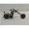 Image 1 : HAND CRAFTED NUTS & BOLT CHOPPER MOTORCYCLE 9"L