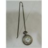 Image 1 : CONTEMPORARY MAN'S QUARTZ POCKET WATCH & CHAIN.