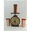 Image 1 : LOT 4: (3) VINTAGE BASCAL ALUMINUM TUMBLERS,