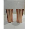 Image 2 : LOT 4: (3) VINTAGE BASCAL ALUMINUM TUMBLERS,