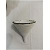 Image 2 : LOT 2 VINTAGE COLLECTIBLES: 1 ENAMAL FUNNEL, 1