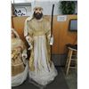 Image 1 : VINTAGE 66"H PAPER MACHE & CLOTH JOSEPH FIGURE