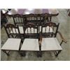 Image 4 : VINTAGE BERKEY FURNITURE CO WALNUT DINING TABLE: 3