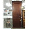 Image 1 : ANTIQUE MAHOGANY LINEN CLOSET CABINET 10' CEILINGS