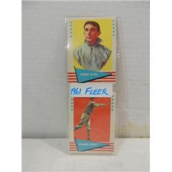 LOT 2 FLEER #21 & 52 BASEBALL GREATS CARD: EHMKE &