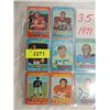 LOT 35 1971 TOPPS FOOTBALL PLAYER CARDS