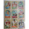 Image 3 : LOT 35 1970 TOPPS FOOTBALL PLAYER CARDS.