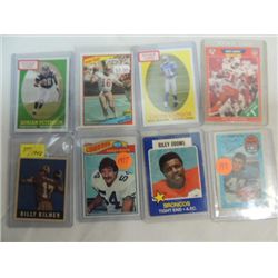 LOT 8 VARIOUS TYPE OF FOOTBALL PLAYER CARDS: