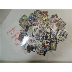 BOX LOT ASSORTED YEAR & MAKER FOOTBALL PLAYER CARD