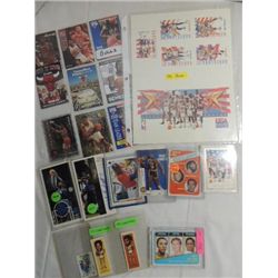 LOT 18 ASSORTED BASKETBALL COLLECTIBLE CARDS: