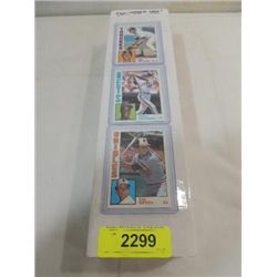 1984 TOPPS BASEBALL PLAYER CARD BUILT SET 792 CT