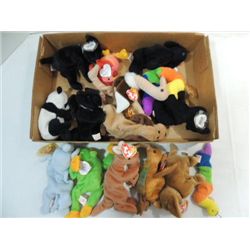 LOT 15 1996 TO 1998 TY BEANIE BABY PLUSH ANIAMLS