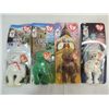 Image 1 : SET OF 4 1999 MCDONALDS TY BEANIE BABY PLUSH BEARS