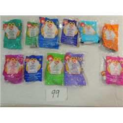 LOT 11 1999 MCDONALD'S TY BEANIE BABYS, MISSING 11