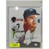Image 1 : 8X10 BASEBALL PRINT AUTOGRAPHED MICKEY MANTLE COA